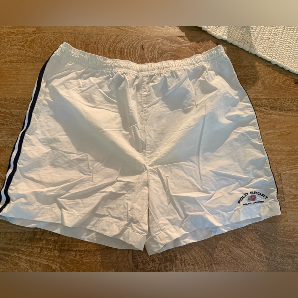 Polo by Ralph Lauren White Sport Shorts